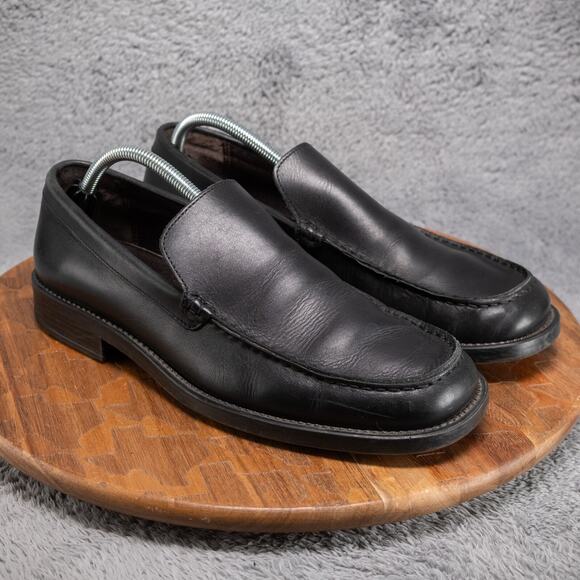 Vintage Bass Slip On Loafers Made in Italy Red Bottom Size 10 M - Picture 1 of 10